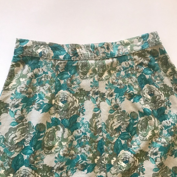 Long floral maxi skirt -linen/cotton 🎉Host Pick🎉 - Picture 2 of 8