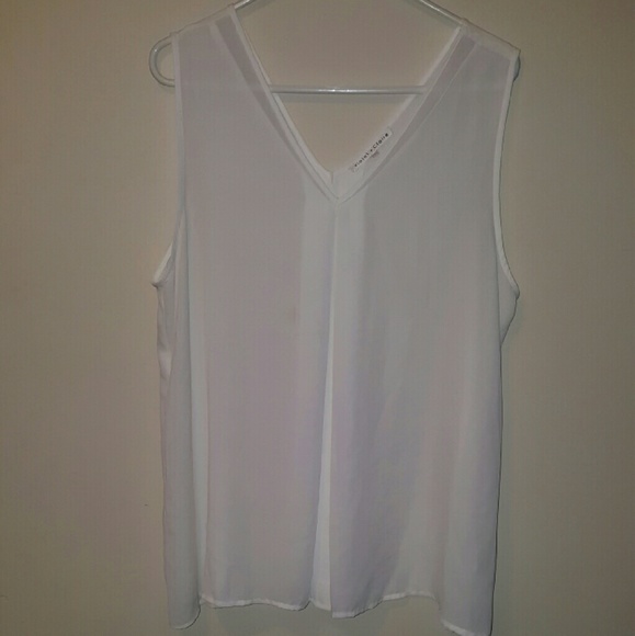 Sheer white tank