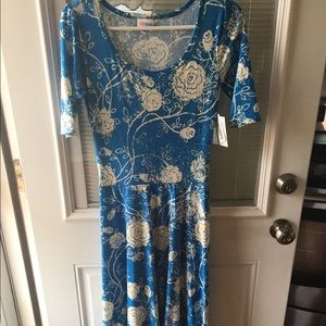 BNWT XS LULAROE ANA DRESS *unicorn*