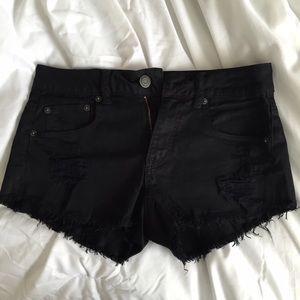 American Eagle High Waisted Festival Style Shorts