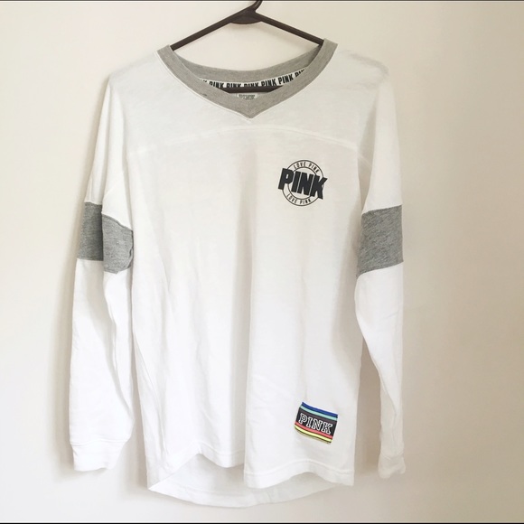 ❌SOLD❌PINK Varsity Crew - Picture 3 of 4