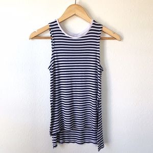 ✨NWOT✨ Navy & White Striped Tank