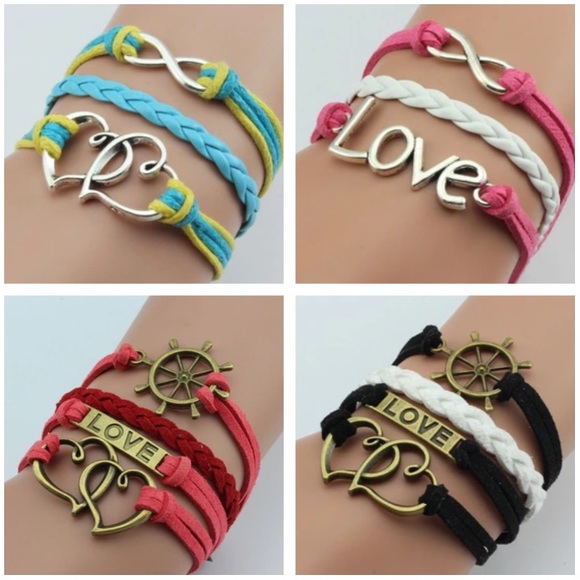 Bracelets plus a FREE key necklaces