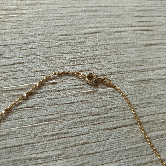 Gold Rhinestone Necklace - Picture 3 of 4