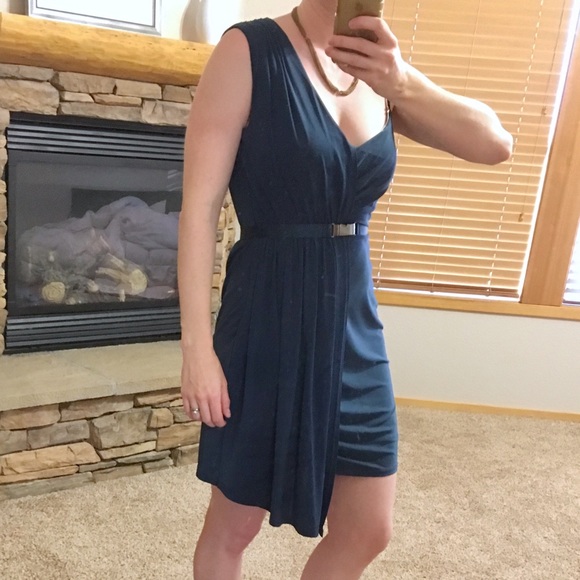 *** PRICE DROP *** Bebe Asymmetrical Dress - Picture 2 of 3