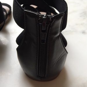 Hokus Pokus Shoes - Hokus Pokus DSW Black Elastic Gladiator Sandals Hokus Pokus Shoes - Hokus Pokus DSW Black Elastic Gladiator Sandals