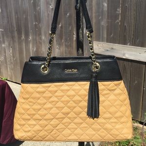 Calvin Klein quilted leather handbag