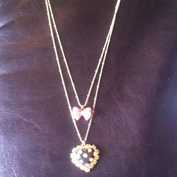 Betsey Johnson neckles wore once
