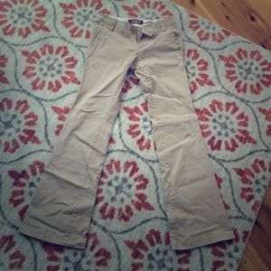 Aeropostale flare leg khakis. size 3/4 long