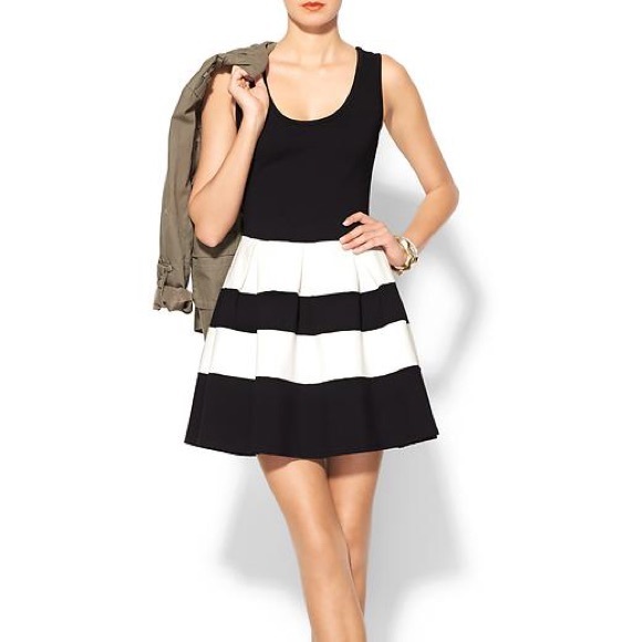 Black and white dress