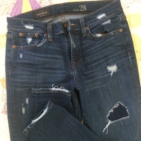 Jcrew toothpick jeans