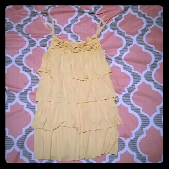 Spagetti Strap Ruffle Top