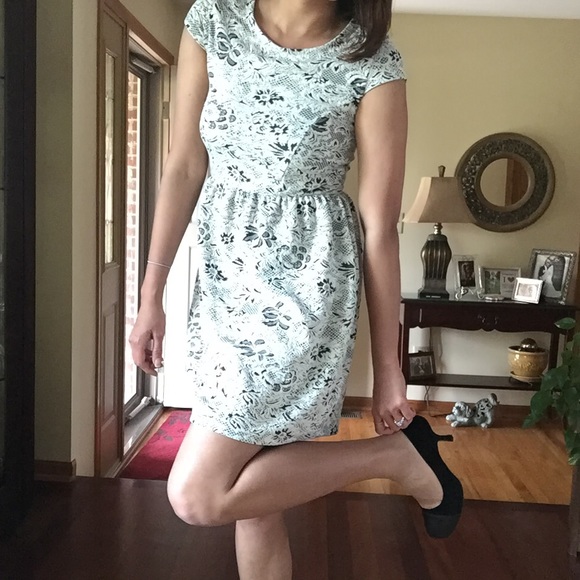 Lacy print dress