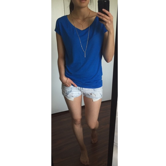 American Eagle Outfitters Tops - NWT American Eagle Blue Blouse