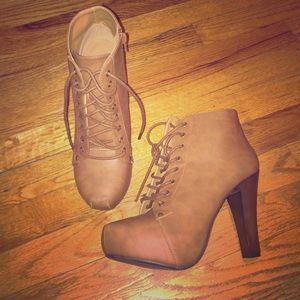 Never been worn !!! Charlotte Russe booties