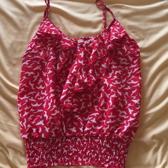 Ruffle tank top