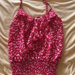 Ruffle tank top