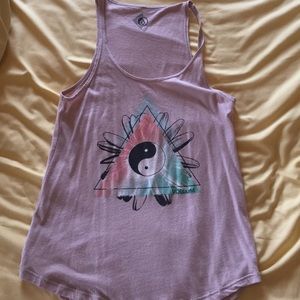 Cute periwinkle volcom tank top