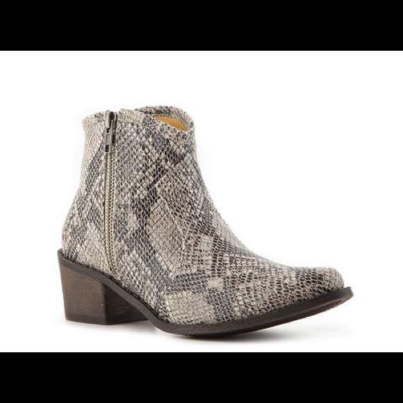 Matisse snakeskin print boot