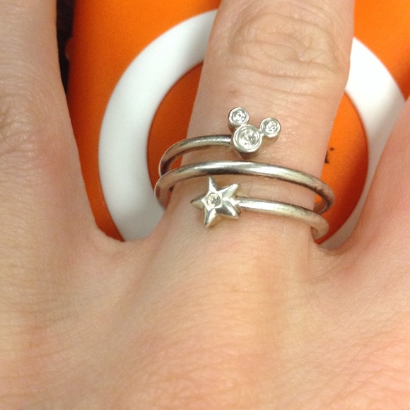 Disney Jewelry - Disney Mickey Mouse Star Spiral Ring Spring