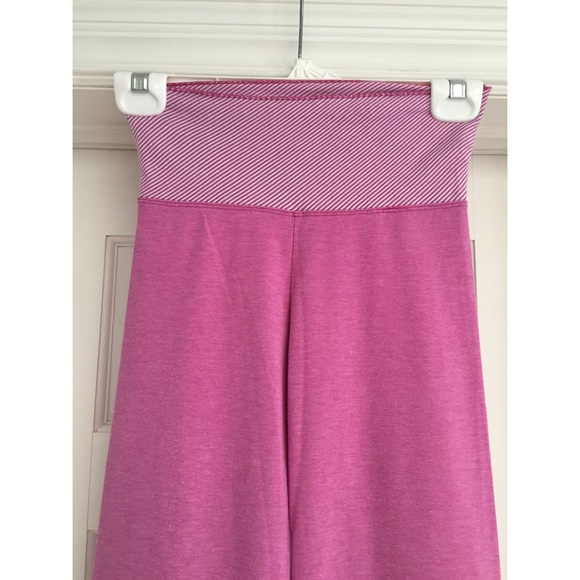 So Low Pink Fold Over Pants - Picture 2 of 5