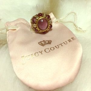 Juicy Couture purple & GOLD gem costume ring