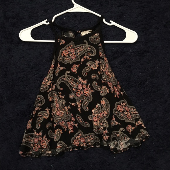 Paisley printed halter tank from PacSun