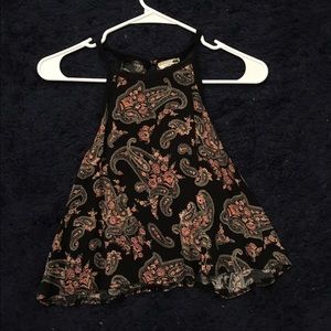 Paisley printed halter tank from PacSun