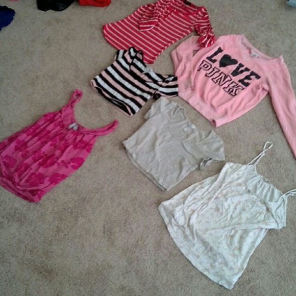 A bundle of name brand girl shirts - Picture 2 of 4