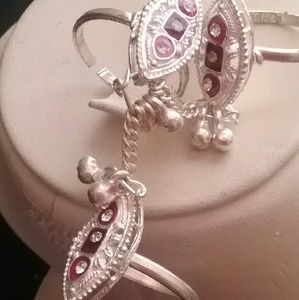 Three piece toe rings