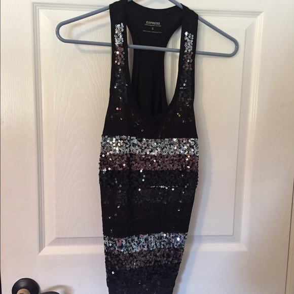 Express sequin tank