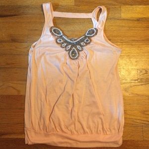 Beaded tank top