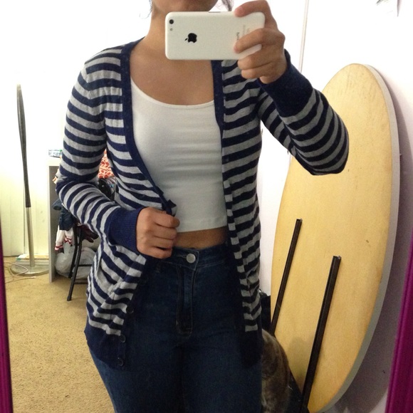 Striped Cardigan