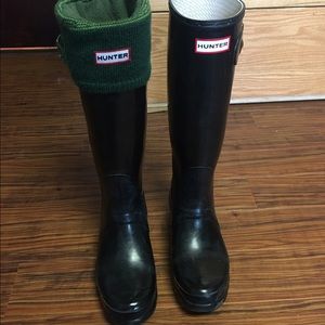 Hunter Original Tall Waterproof Boot and Socks