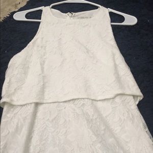 White lace dress