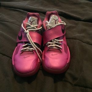 Pink Nike sneakers