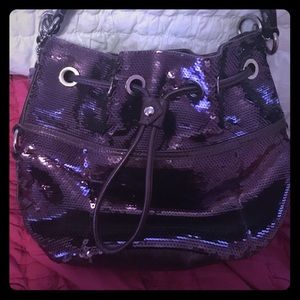 Coach "Poppy" Sequin Purse