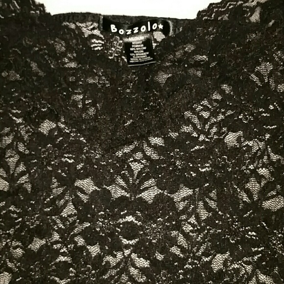Black lacey tank