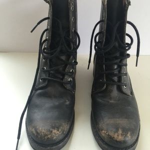 Frye Combat Boots