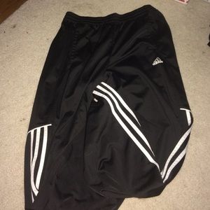 Adidas mens climalite 3 stripe sweatpants!