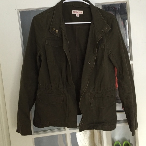 Merona army green jacket