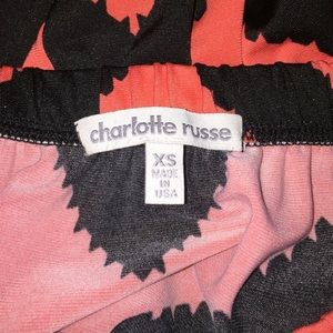 Orange and black chevron pattern maxi dress