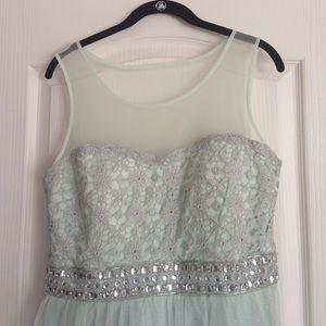 Prom dress, sparkling mint!