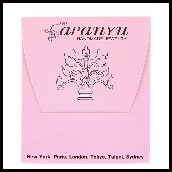 ❌SOLD❌APANYU STATEMENT GEODE STONE LONG NECKLACE - Picture 5 of 6