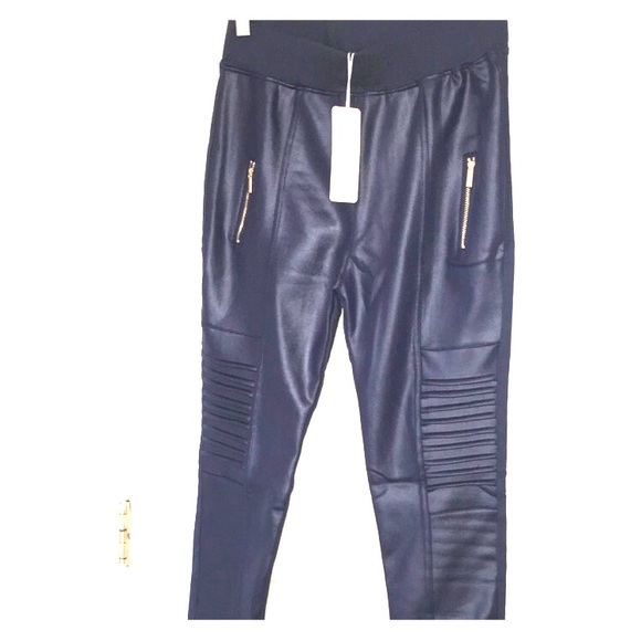 Cool leather pants