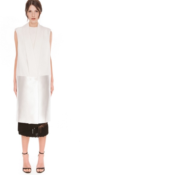 NEW! C/MEO 'Mad City' Vest in Ivory