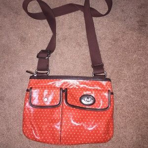 Fossil messenger purse