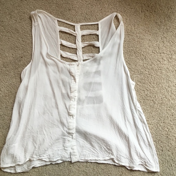 White tank top