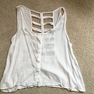 White tank top