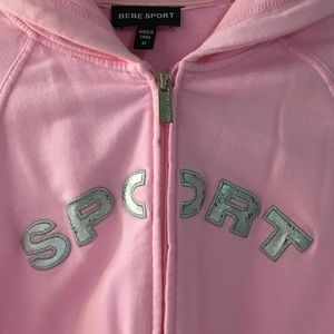 Pink zip up hoodie